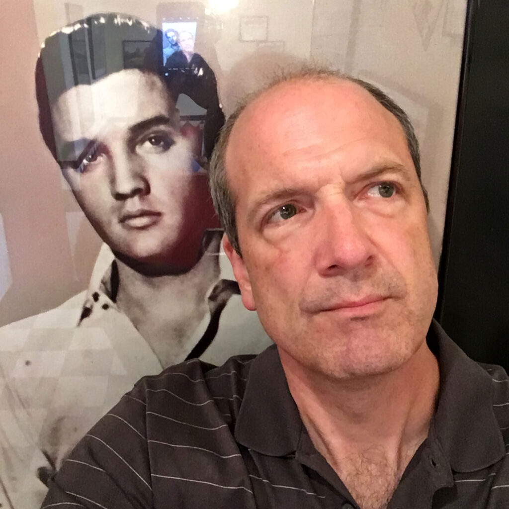 Alan with Elvis